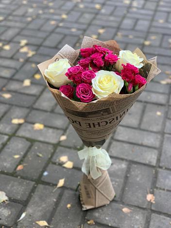 Букет цветов из: Розы в Грамотеино